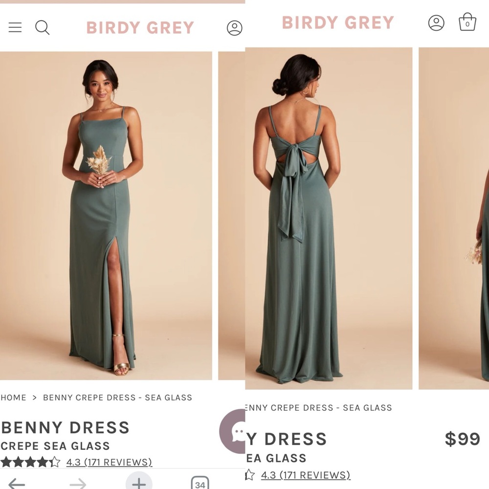 BIRDY Grey Benny Dress